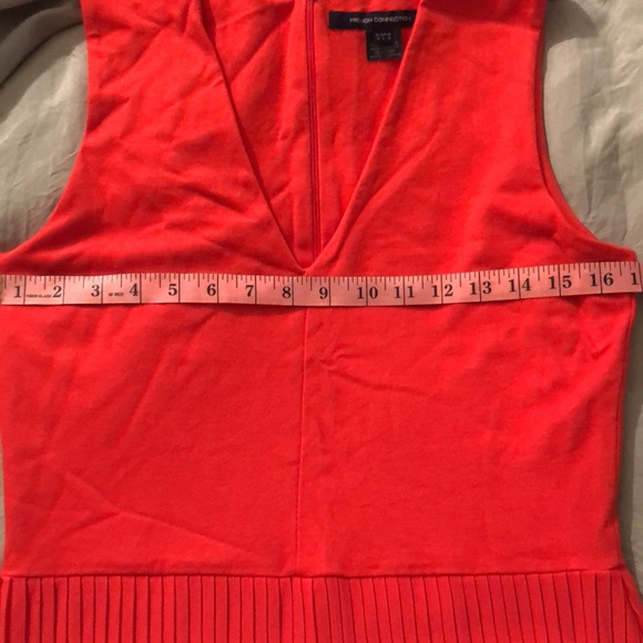 Tomato red French Connection dress - Picture 7 of 7